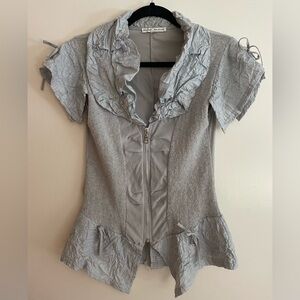 Zone bleue Paris boutique top blouse size M